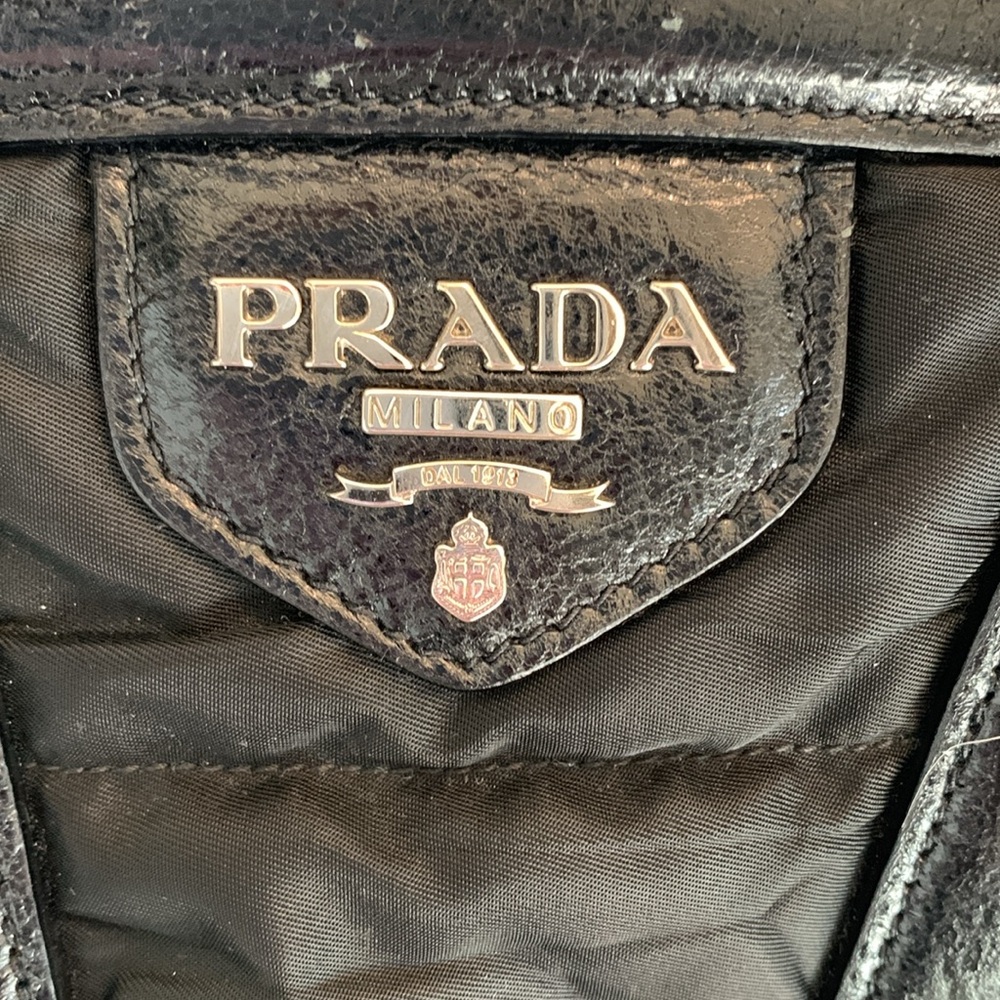 Prada Tessuto Nylon & Cuervo Leather - Picture 11 of 14